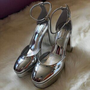 Larroudé Women's Ari High Heel Platform Pumps | Size 9